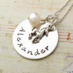 Horse Charm Personalized Necklace: ..