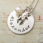 Horse Charm Personalized Necklace: ..